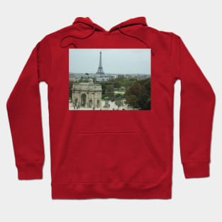 Paris View From the Louvre Museum Hoodie